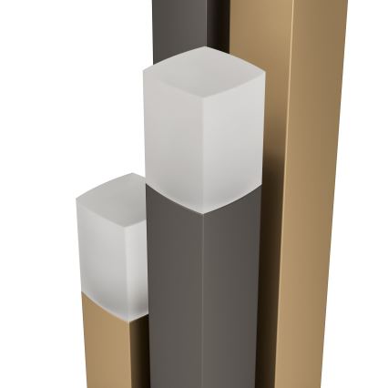 Eglo - Himmennettävä LED-pöytävalaisin 4xLED/3,7W/230V 3000K antrasiitti/kulta