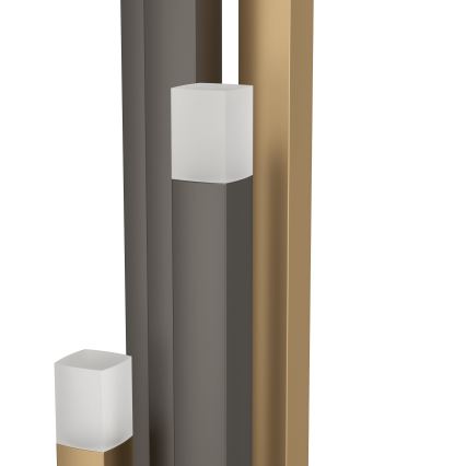 Eglo - Himmennettävä LED-lattiavalaisin 5xLED/3,7W/230V 3000K antrasiitti/kulta