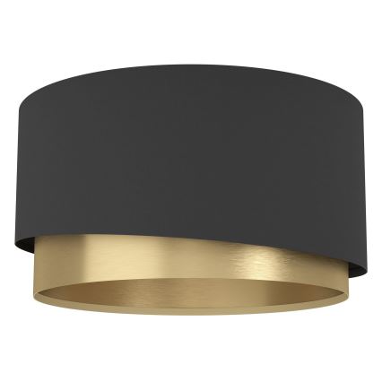 Eglo - Kattovalo 1xE27/40W/230V musta/kulta