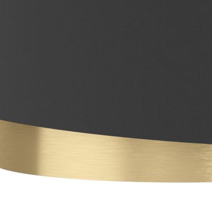 Eglo - Kattovalo 1xE27/40W/230V musta/kulta