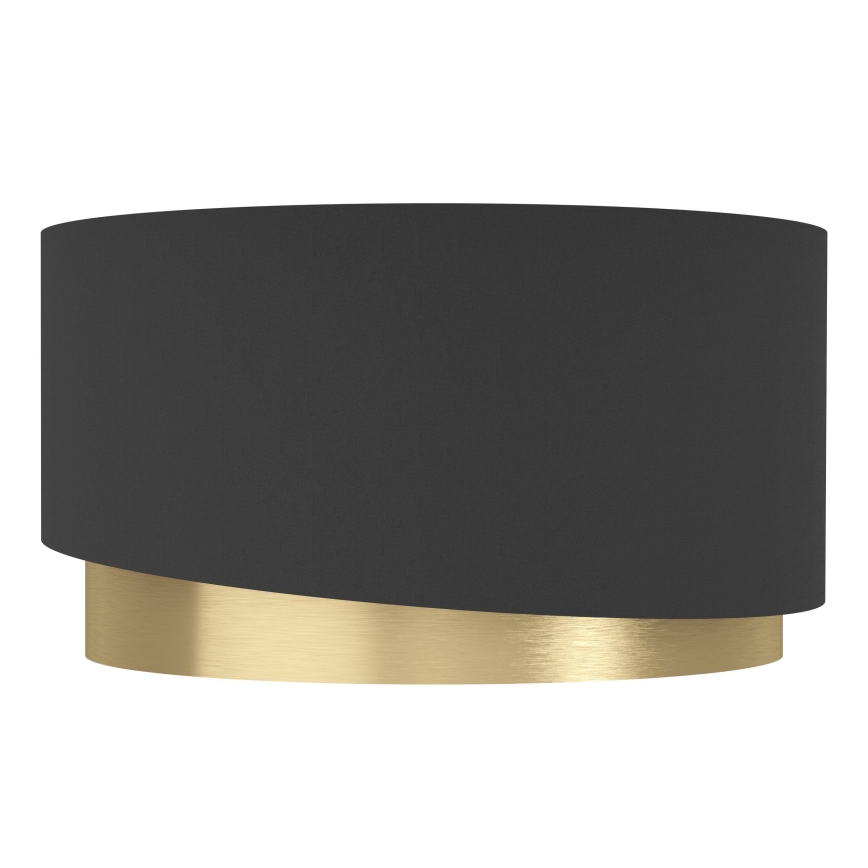 Eglo - Kattovalo 1xE27/40W/230V musta/kulta