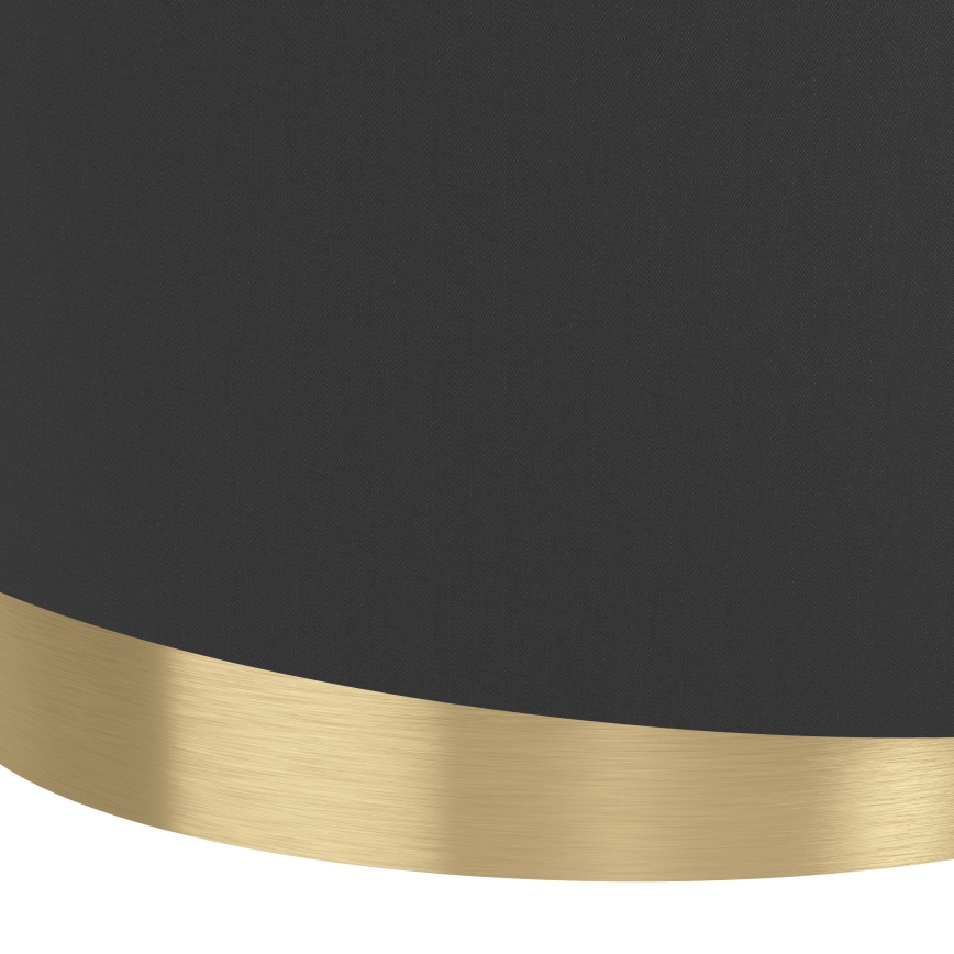 Eglo - Kattokruunu johdossa 1xE27/40W/230V musta/kulta