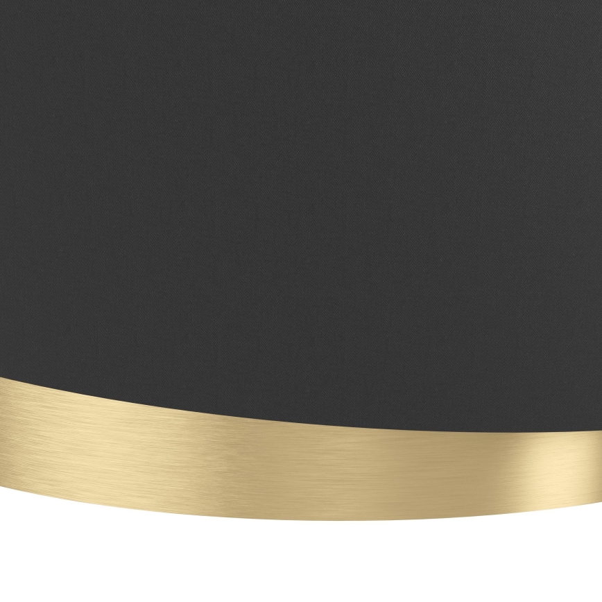 Eglo 39926 - Kattokruunu johdossa MANDERLINE 1xE27/40W/230V musta/kulta