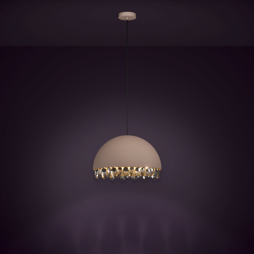 Eglo - Kattokruunu johdossa 1xE27/40W/230V ruskea