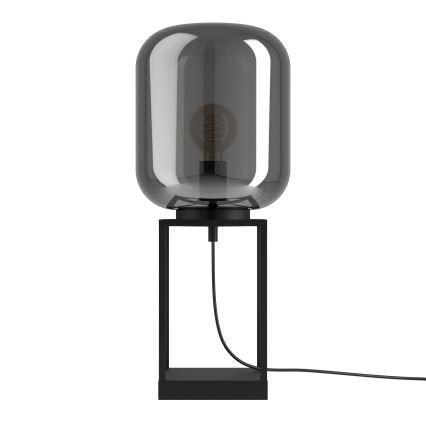 Eglo - Pöytävalaisin 1xE27/40W/230V savuinen