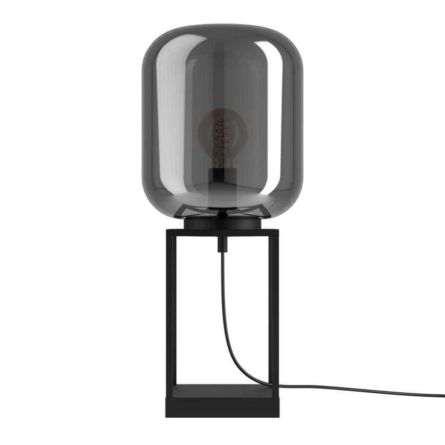 Eglo - Pöytävalaisin 1xE27/40W/230V savuinen