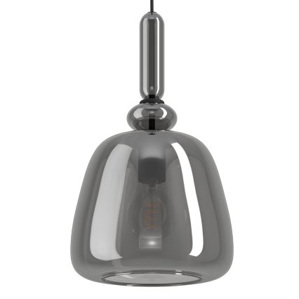 Eglo - Kattokruunu johdossa 1xE27/40W/230V savuinen