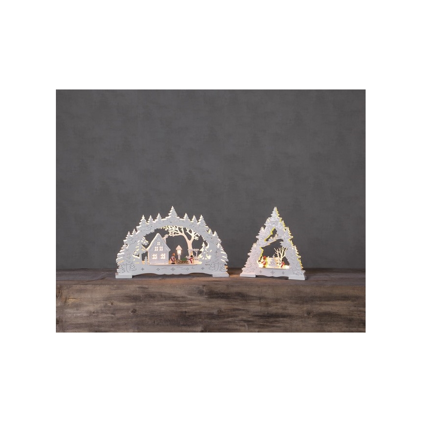 Eglo - LED-joulukoriste 10xLED/0,064W/3xAA