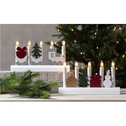 Eglo - Joulukynttilänjalka 5xE10/3W/230V