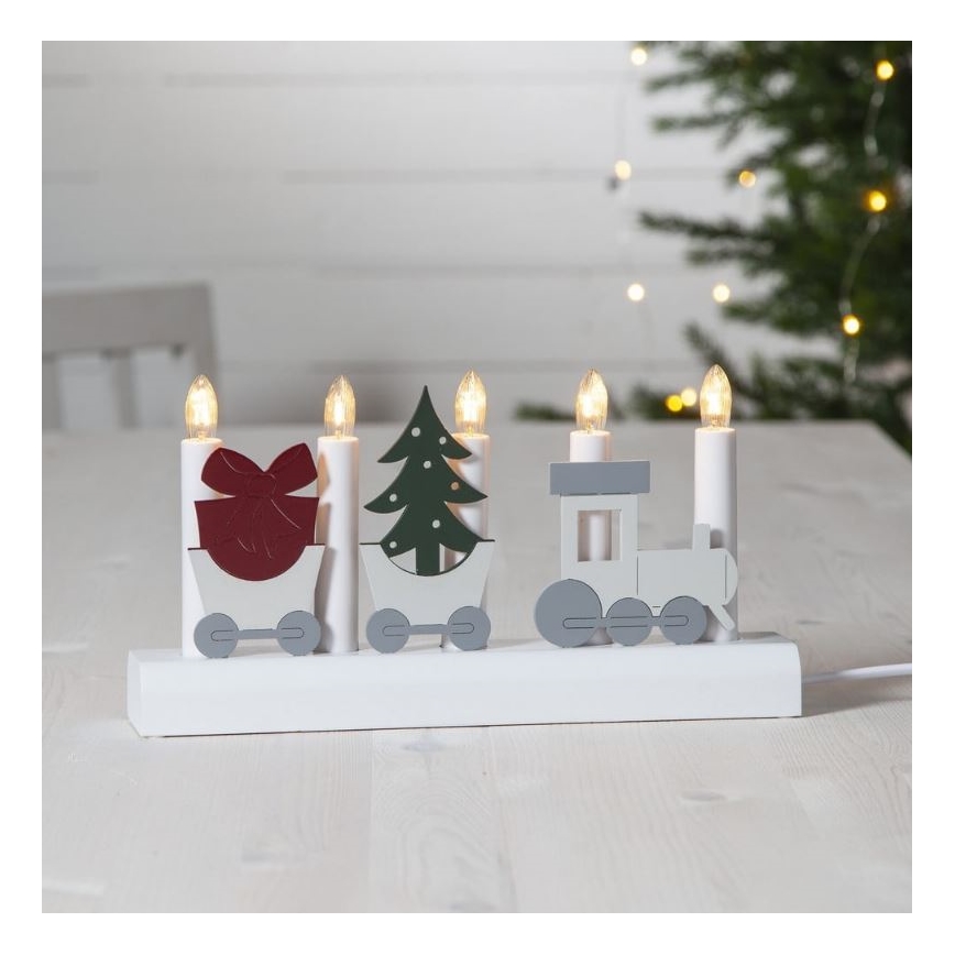 Eglo - Joulukynttilänjalka 5xE10/3W/230V