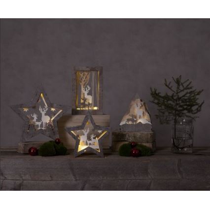 Eglo - LED-joulukoriste 10xLED/0,03W/2xAAA