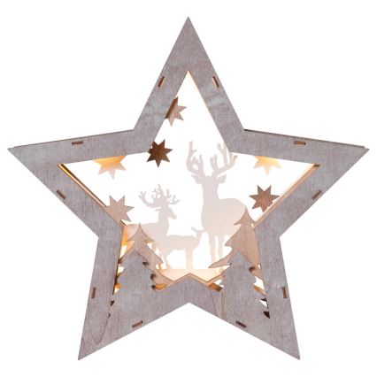 Eglo - LED-joulukoriste 10xLED/0,03W/2xAA