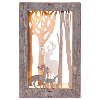 Eglo - LED-joulukoriste 10xLED/0,03W/2xAA