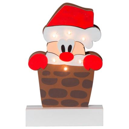Eglo - LED-joulukoriste 6xLED/0,06W/2xAA Santa