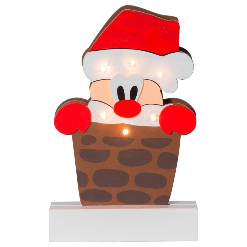 Eglo - LED-joulukoriste 6xLED/0,06W/2xAA Santa