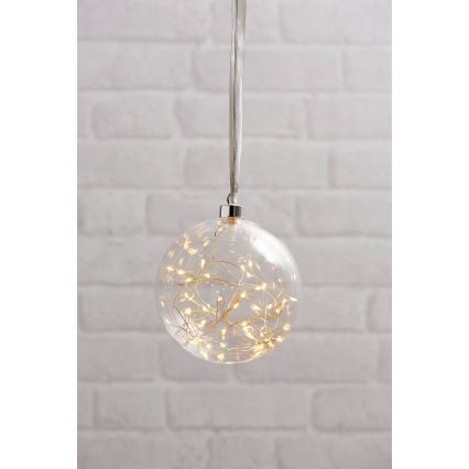 Eglo - LED joulukoriste 40xLED/0,064W/3/230V halkaisija 15 cm