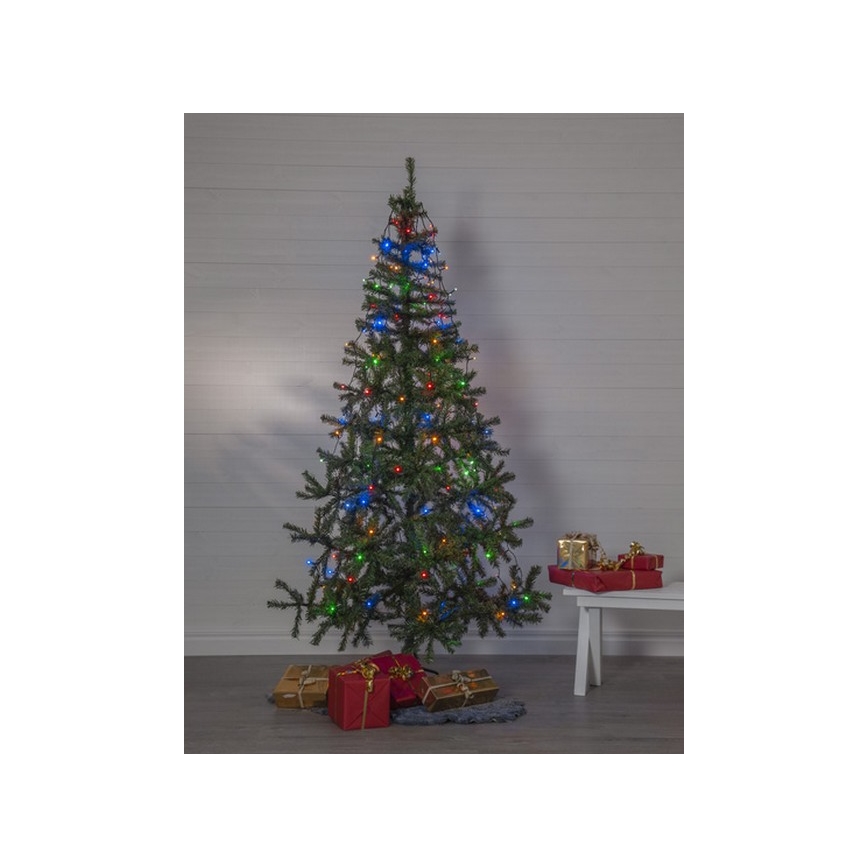 Eglo - LED-jouluketju ulkokäyttöön 160xLED 2m IP44 monivärinen