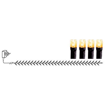 Eglo - LED-ulkojouluvalosarja 1200 LED, 29 m, IP44, lämmin valkoinen