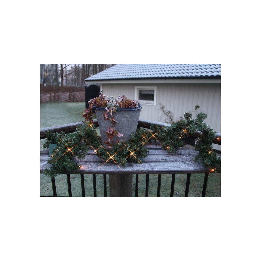 Eglo - LED Joulukoriste ulkokäyttöön 30xLED/0,064W/3xAA IP44