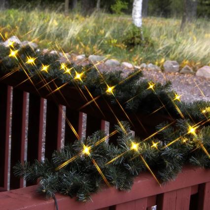 Eglo - LED-ulkokoriste GIRLANDA 30xLED/0,064W/3/230V 2,7m IP44