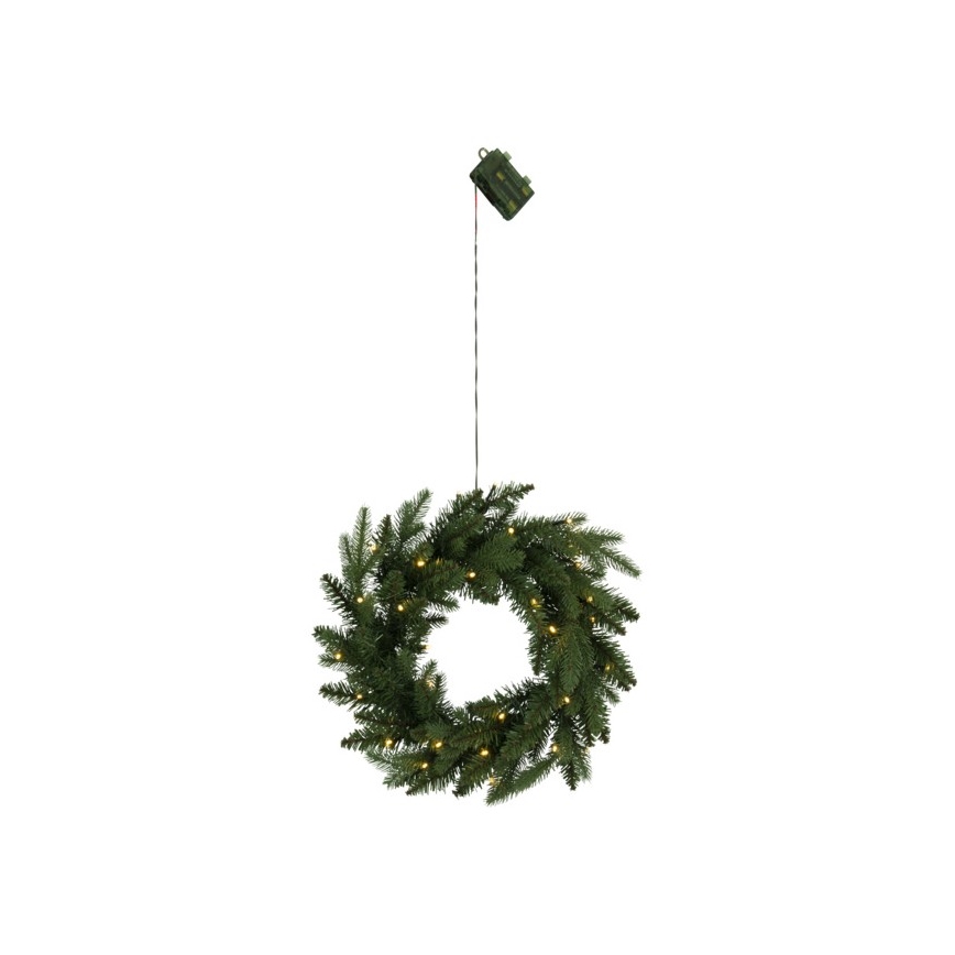 Eglo - LED Jouluseppele ulkokäyttöön anturilla 30xLED/0,064W/3xAA IP44