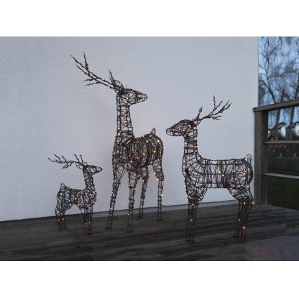 Eglo - LED Joulukoriste ulkokäyttöön 24xLED/0,06W/3xAA IP44