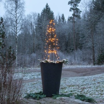 Eglo 411162 - LED-ulkojoulukoriste 140xLED/0,066W/31/230V 90 cm IP44 lämpimänvalkoinen