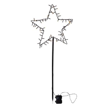 Eglo - LED-ulkojoulukoriste LED/3xAA IP44 tähti
