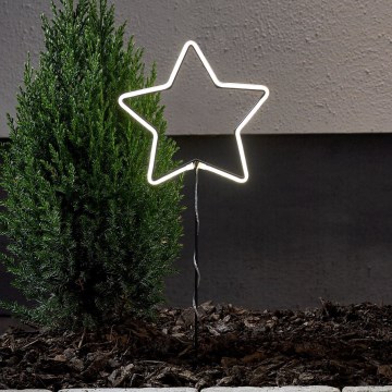 Eglo 411177 - LED-ulkojouluvalaisin NEONSTAR, 72xLED/3xAA, IP44