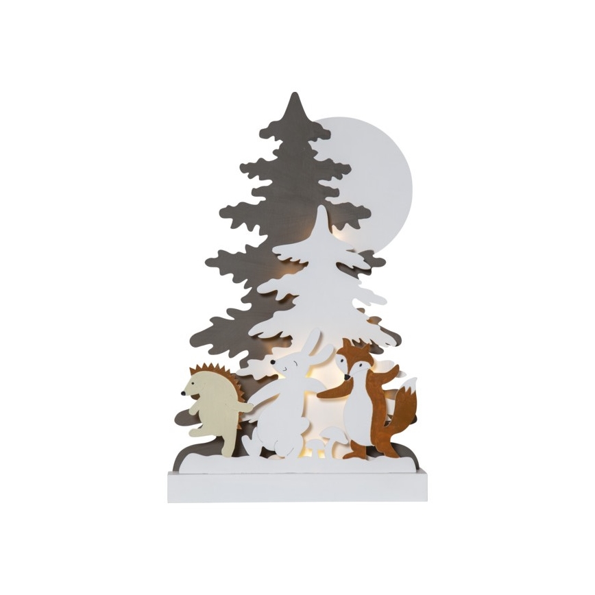 Eglo - LED-joulukoriste 10xLED/0,03W/2xAA