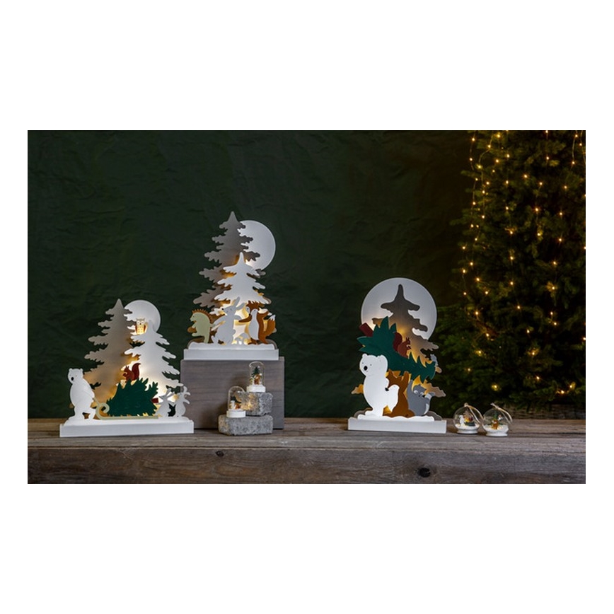 Eglo - LED-joulukoriste 10xLED/0,03W/2xAA