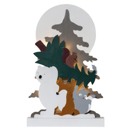 Eglo - LED-joulukoriste 10xLED/0,03W/2xAA