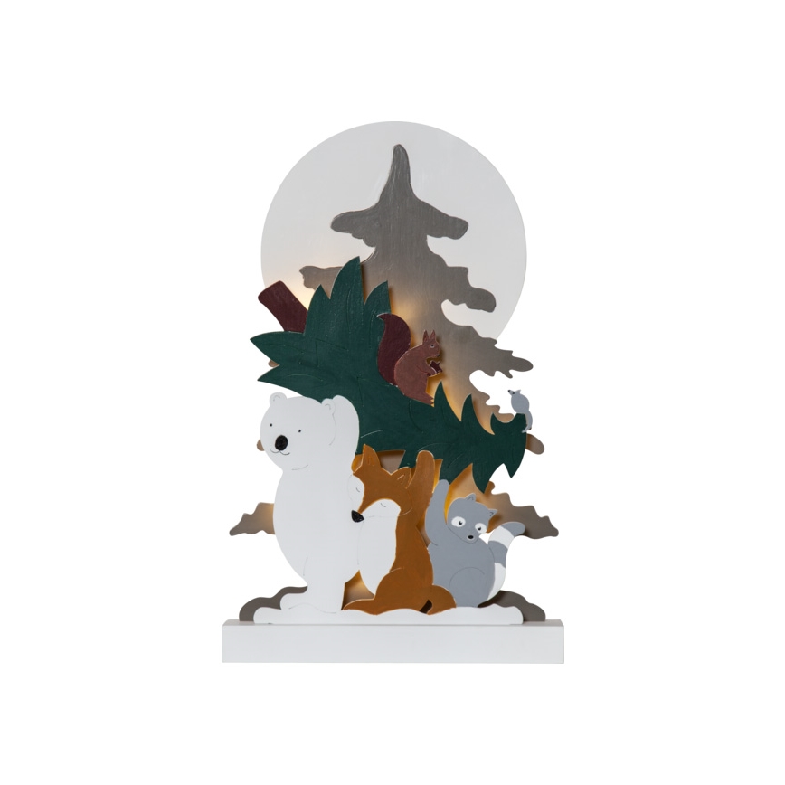 Eglo - LED-joulukoriste 10xLED/0,03W/2xAA