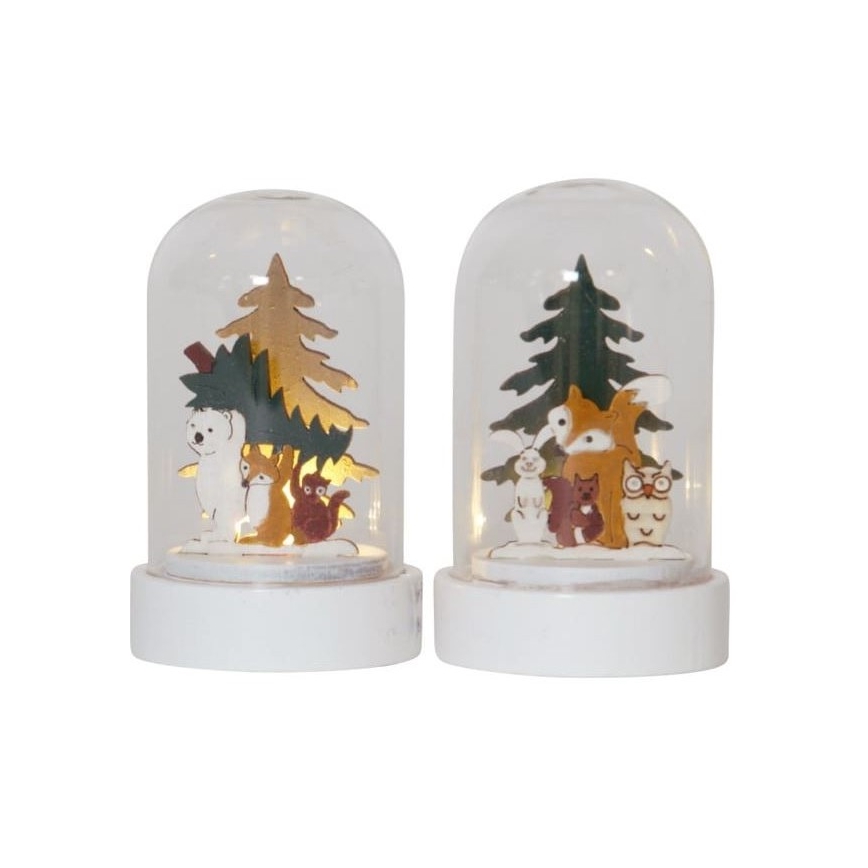 Eglo - Setti 2x LED-joulukoristeita LED/0,03W/1xCR2032
