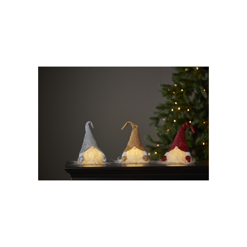 Eglo - LED-joulukoriste LED/0,06W/3xAG13 harmaa