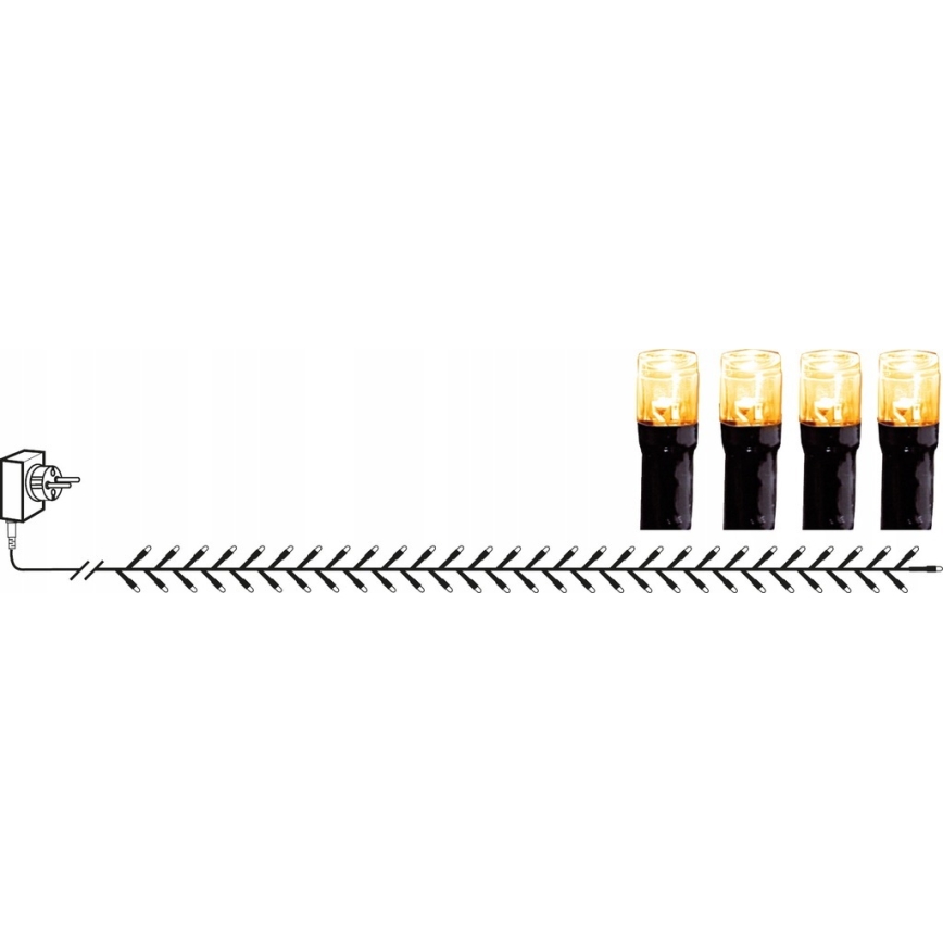 Eglo - LED-ulkojouluvaloketju 1200xLED 29m IP44 lämmin valkoinen