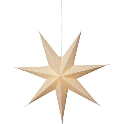 Eglo 411556 - joulukoristeet ÉTOILE tähti 1xE14/25W/230V 60 cm beige