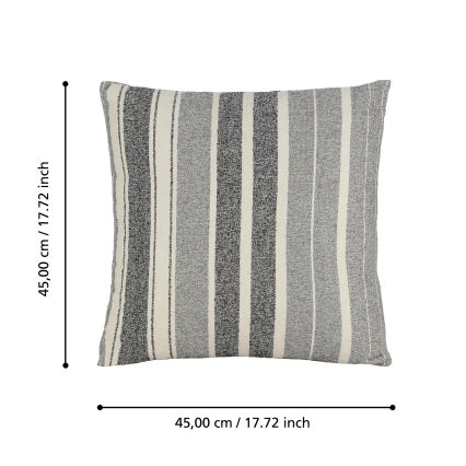 Eglo 420003 - Koristetyyny CHEVERY 45x45 cm harmaa