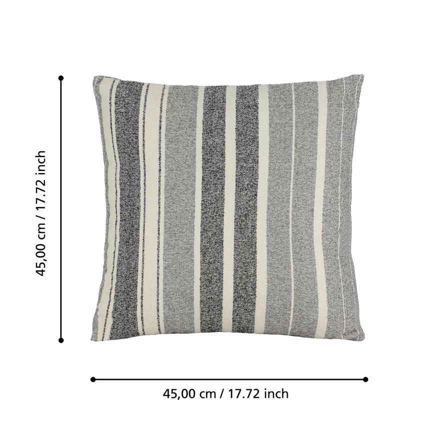 Eglo 420003 - Koristetyyny CHEVERY 45x45 cm harmaa
