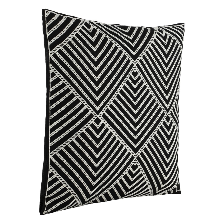 Eglo - Koristetyyny 45x45 cm musta/valkoinen