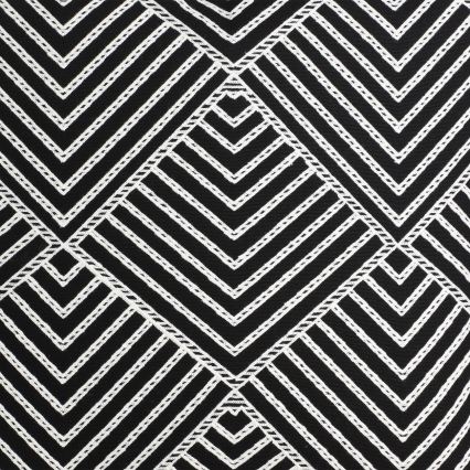 Eglo - Koristetyyny 45x45 cm musta/valkoinen