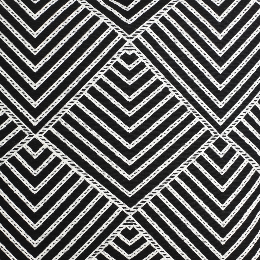 Eglo - Koristetyyny 45x45 cm musta/valkoinen