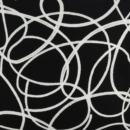 Eglo - Koristetyyny 45x45 cm musta/valkoinen