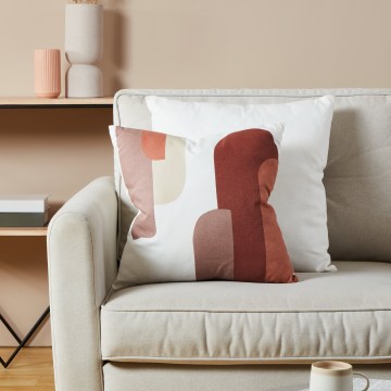 Eglo 420007 - Koristetyyny CHEVERY 45x45 cm valkoinen/punainen