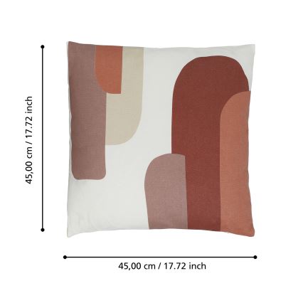 Eglo 420007 - Koristetyyny CHEVERY 45x45 cm valkoinen/punainen