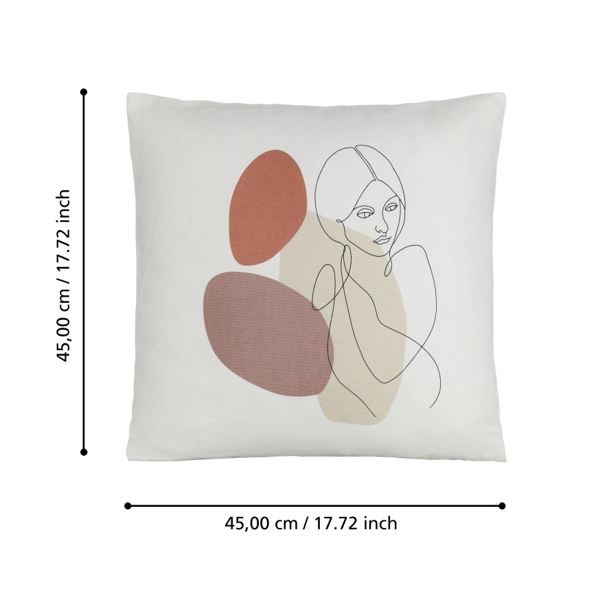 Eglo 420008 - Sisustustyyny CHEVERY 45x45 cm monivärinen
