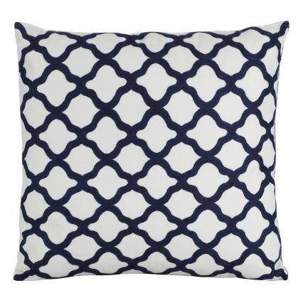 Eglo - Koristetyyny 45x45 cm valkoinen/sininen