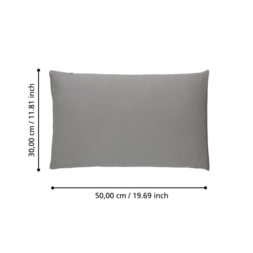 Eglo 420027 - Sisustustyyny ILES 30x50 cm harmaa