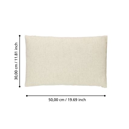 Eglo 420032 - Koristetyyny ILES 30x50 cm beige