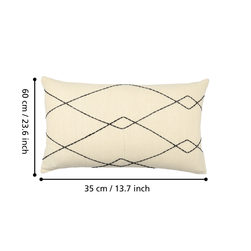 Eglo 420042 - Koristetyyny CHEVERY 35x60 cm beige/musta
